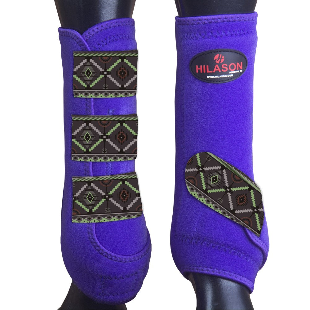 Hilason Horse Medicine Sports Boots Rear Leg