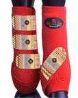Large Hilason Horse Medicine Sports Boots Rear Hind Leg