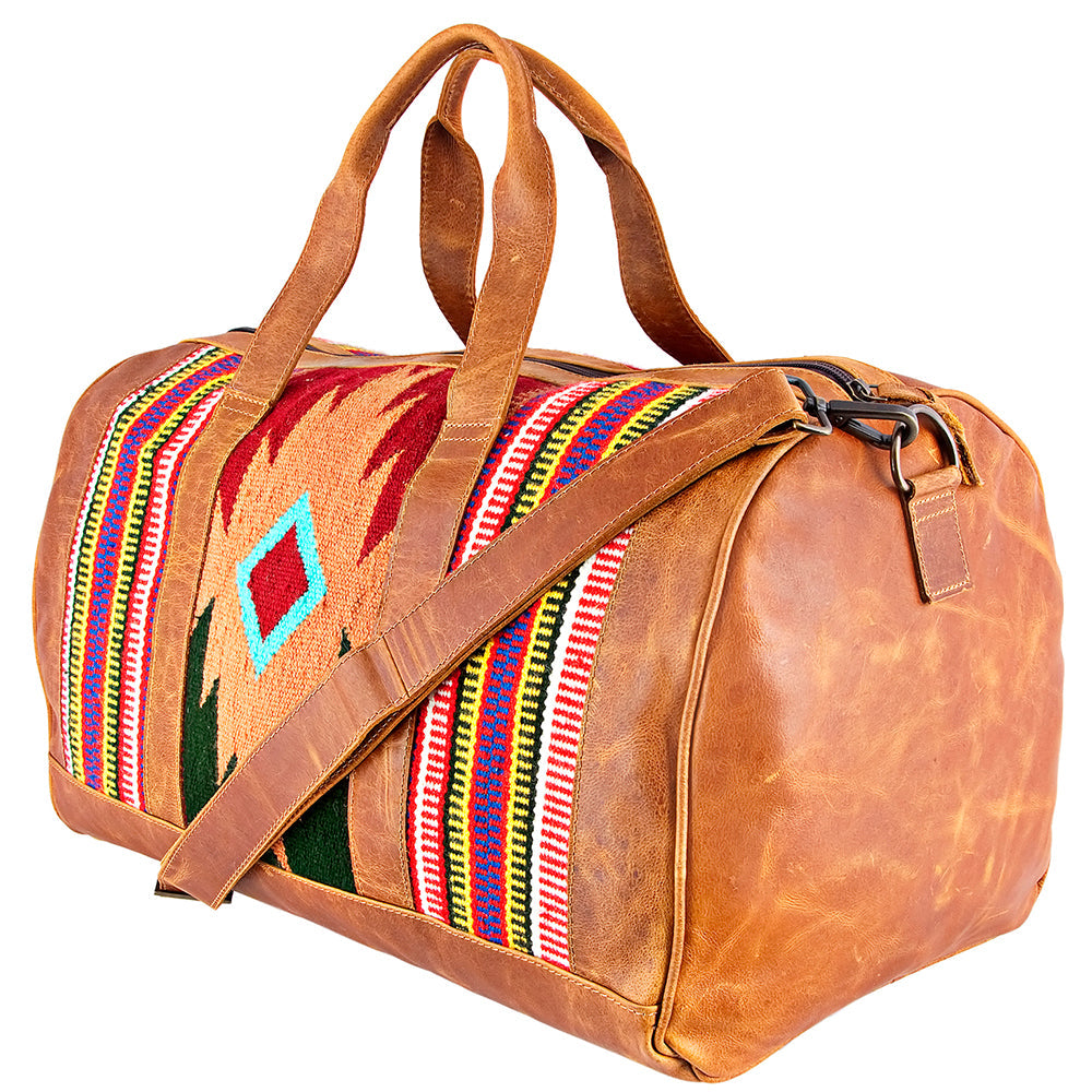 American Darling Duffel Hair On Genuine Leather Women Bag Western Handbag Purse