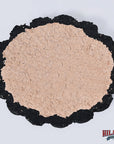 1" Hilason Plain Scalloped Leather Rosette Concho Saddle Dark Brown