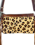 American Darling Small Crossbody Hair On Genuine Leather Women Bag Western Handbag Purse