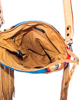 American Darling Cross Body Hand Tooled Saddle Blanket Genuine Leather Women Bag Western Handbag Purse