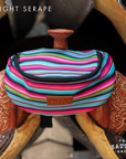 Compact Clip On Saddle Bag With Zipper Closure