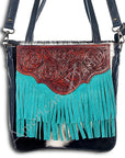 ADBG304 American Darling Hand Tooled Genuine Leather Women Bag Western Handbag Purse