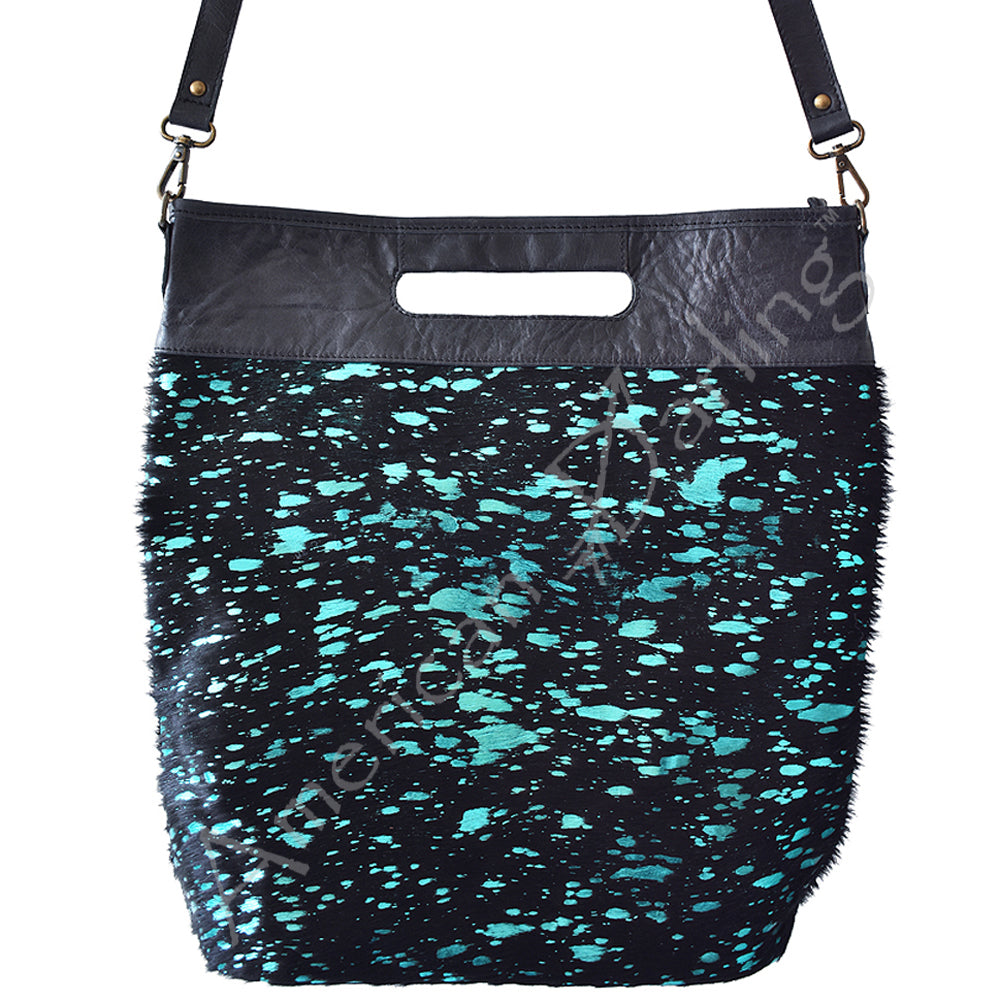 American Darling ADBG312 Crossbody Hair-On Genuine Leather Women Bag Western Handbag Purse