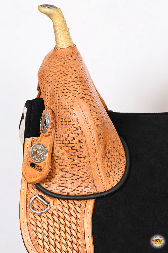 Hilason Western Horse Saddle Treeless American Leather Trail Barrel Tack