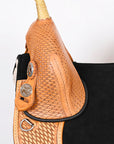 Hilason Western Horse Saddle Treeless American Leather Trail Barrel Tack