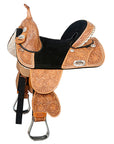 Hilason Western Horse Saddle Treeless American Leather Trail Barrel Tack