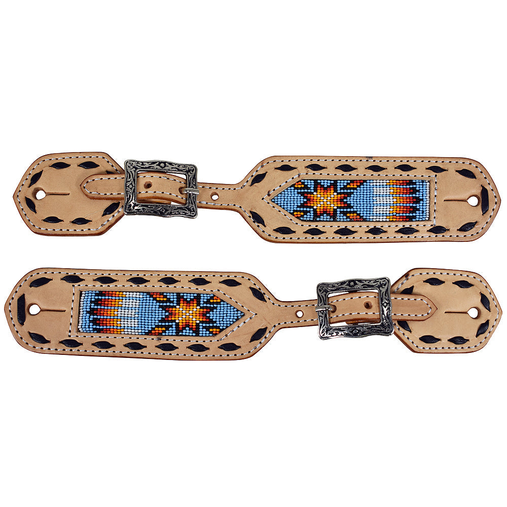 Hilason Western Cowboy Cowgirl Heavy Duty Genuine Leather Slobber Straps Black
