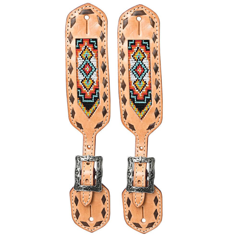 Hilason Western Cowboy Cowgirl Heavy Duty Genuine Leather Slobber Straps Black