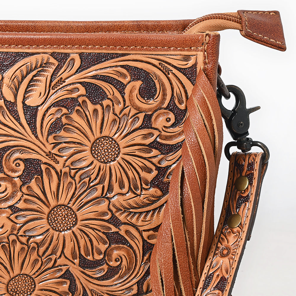 American Darling Hand Tooled Genuine Leather Women Bag Western Handbag Purse