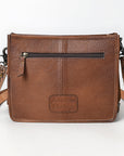 American Darling Messenger Hand Tooled Genuine Leather Women Bag Western Handbag Purse