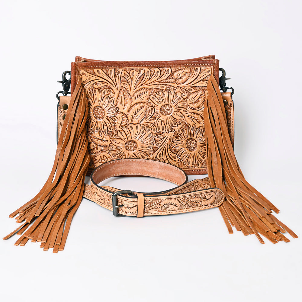 ADBG325 American Darling Hand Tooled Genuine Leather Women Bag Western Handbag Purse