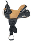 Hilason Western Horse Treeless Trail Barrel American Leather Saddle