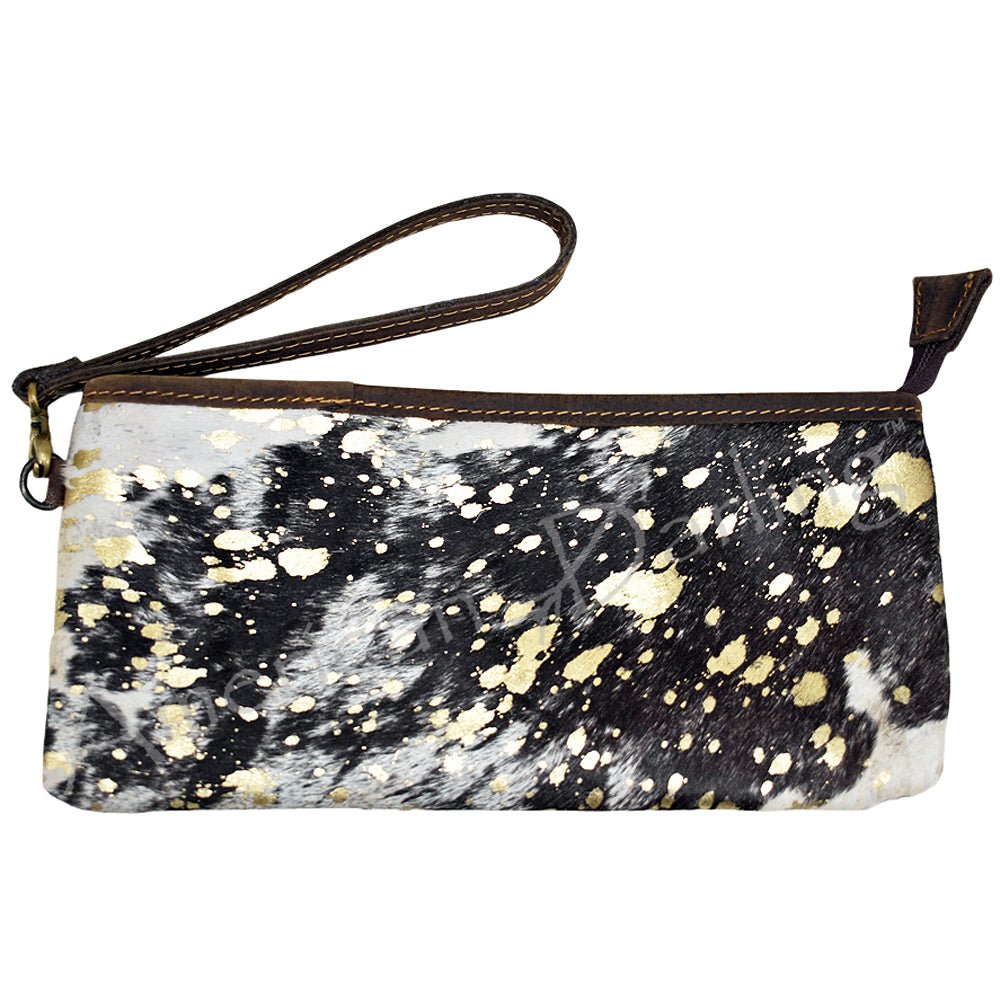 American Darling Wristlet Genuine Leather Women Bag W. Handbag Purse –