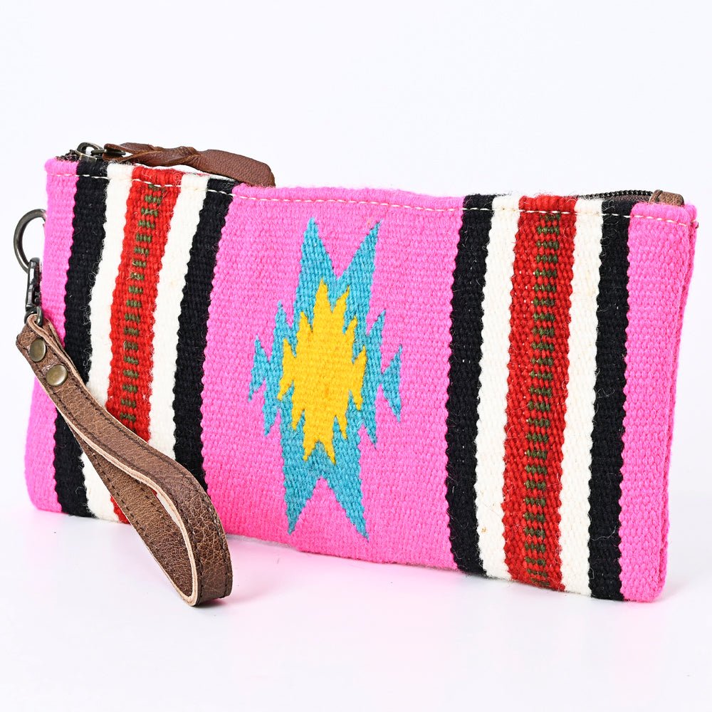 American Darling Wristlet Genuine Leather Women Bag W. Handbag Purse –