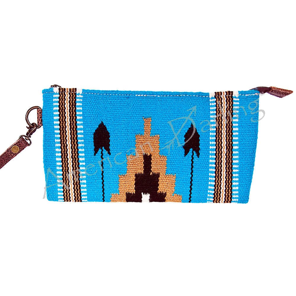 American Darling Wristlet Genuine Leather Women Bag W. Handbag Purse –