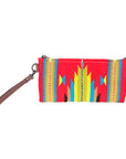 American Darling ADBG344DAR3 Wristlet Saddle Blanket Genuine Leather Women Bag Western Handbag Purse