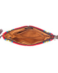 American Darling ADBG344DAR3 Wristlet Saddle Blanket Genuine Leather Women Bag Western Handbag Purse
