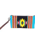 American Darling ADBG344DAR5 Wristlet Saddle Blanket Genuine Leather Women Bag Western Handbag Purse