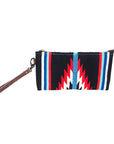 American Darling Wristlet Saddle Blanket Fabric Genuine Leather Western Women Bag | Handbag Purse | Women Wristlet | Wristlet Wristlet | Travel Wristlet | Leather Wristlet | Clutch Wristlet