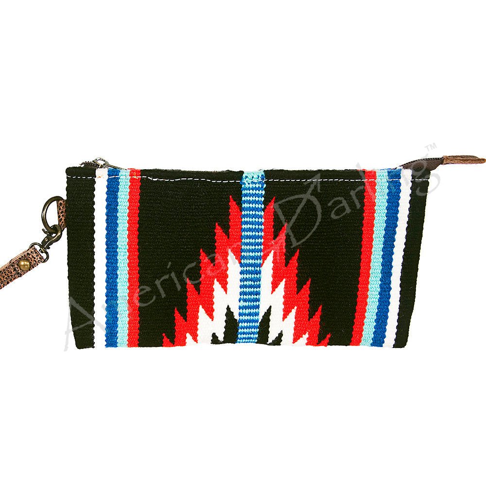 American Darling Wristlet Genuine Leather Women Bag W. Handbag Purse –