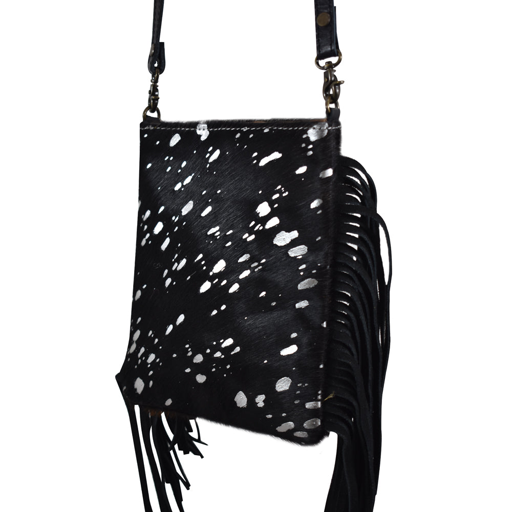 American Darling Cross Body Hair On Genuine Leather Women Bag Western Handbag Purse
