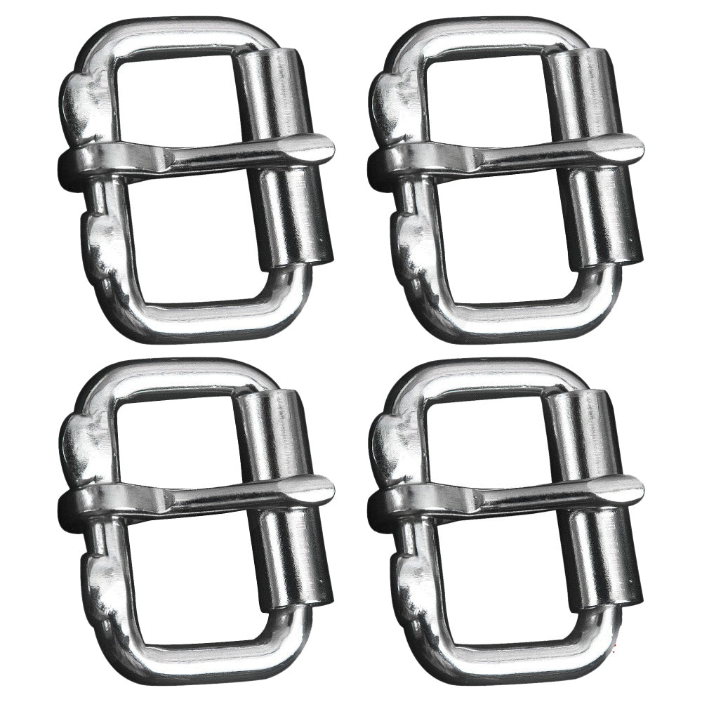 1 In 5Mm Hilason Assorted Multi-Purpose Sliver Metal Roller Buckle –