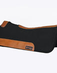 32X32Â  Hilason Western Contoured Horse Saddle Pad Wool Felt Square Black