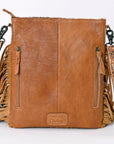 American Darling ADBGS192ACGO Messenger Hair On Genuine Leather Women Bag Western Handbag Purse