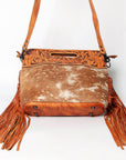 American Darling Clutch Hand Tooled Saddle Blanket Fabric Genuine Leather Western Women Bag Handbag Purse | Purses for Cute
