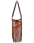American Darling Hobo Hair On Genuine Leather Women Bag Western Handbag Purse