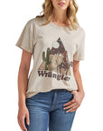 Wrangler Retro Tee- Silver lining