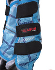 UV Protected Horse Fly Boots With Fleece Lining Plaid