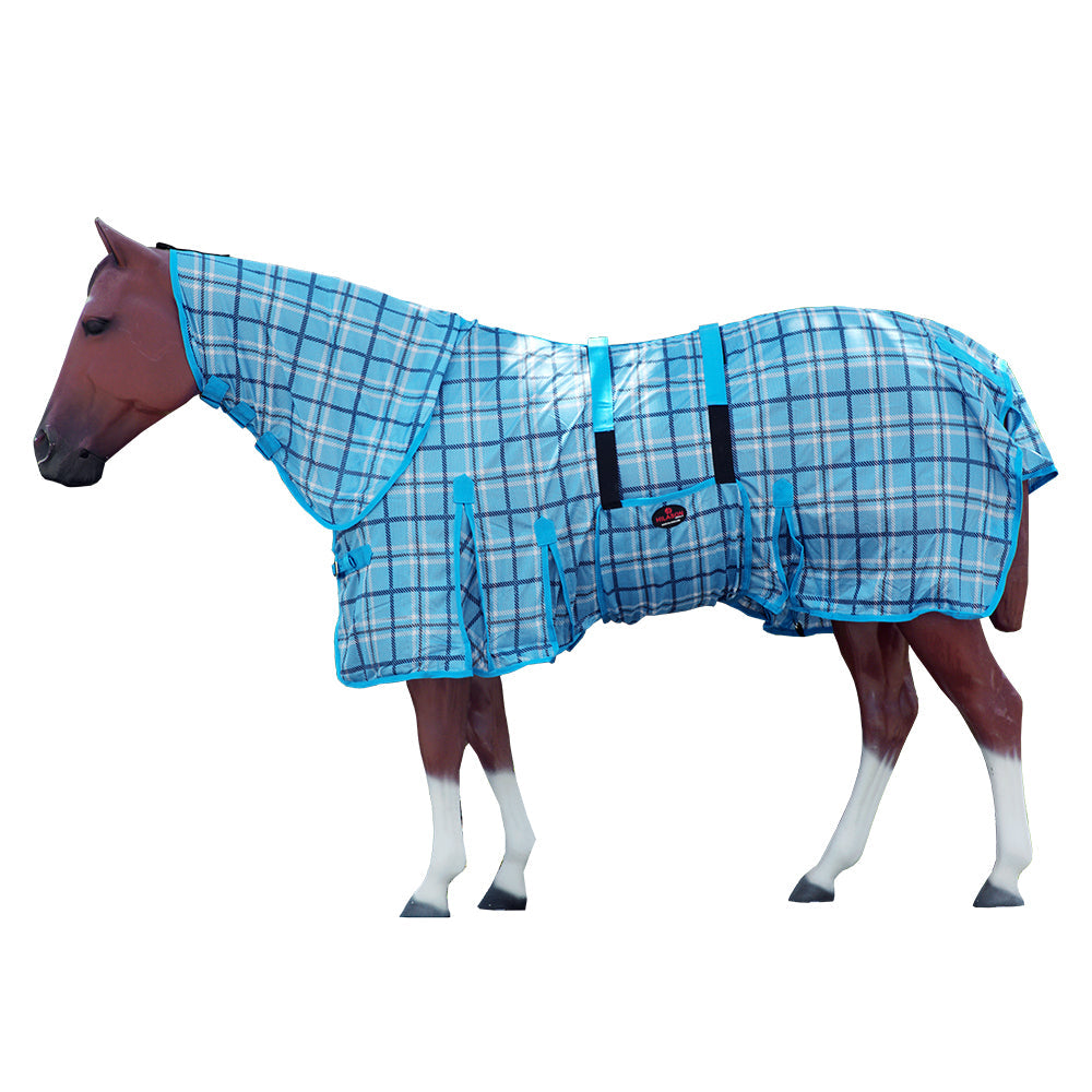 HILASON Horse Fly Sheet UV Protect Breathable Mesh Bug Mosquito Spring | Summer Horse Rug | Fly Rug