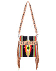 American Darling Cross Body Hand Tooled Saddle Blanket Genuine Leather Women Bag Western Handbag Purse