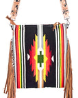 American Darling Cross Body Hand Tooled Saddle Blanket Genuine Leather Women Bag Western Handbag Purse