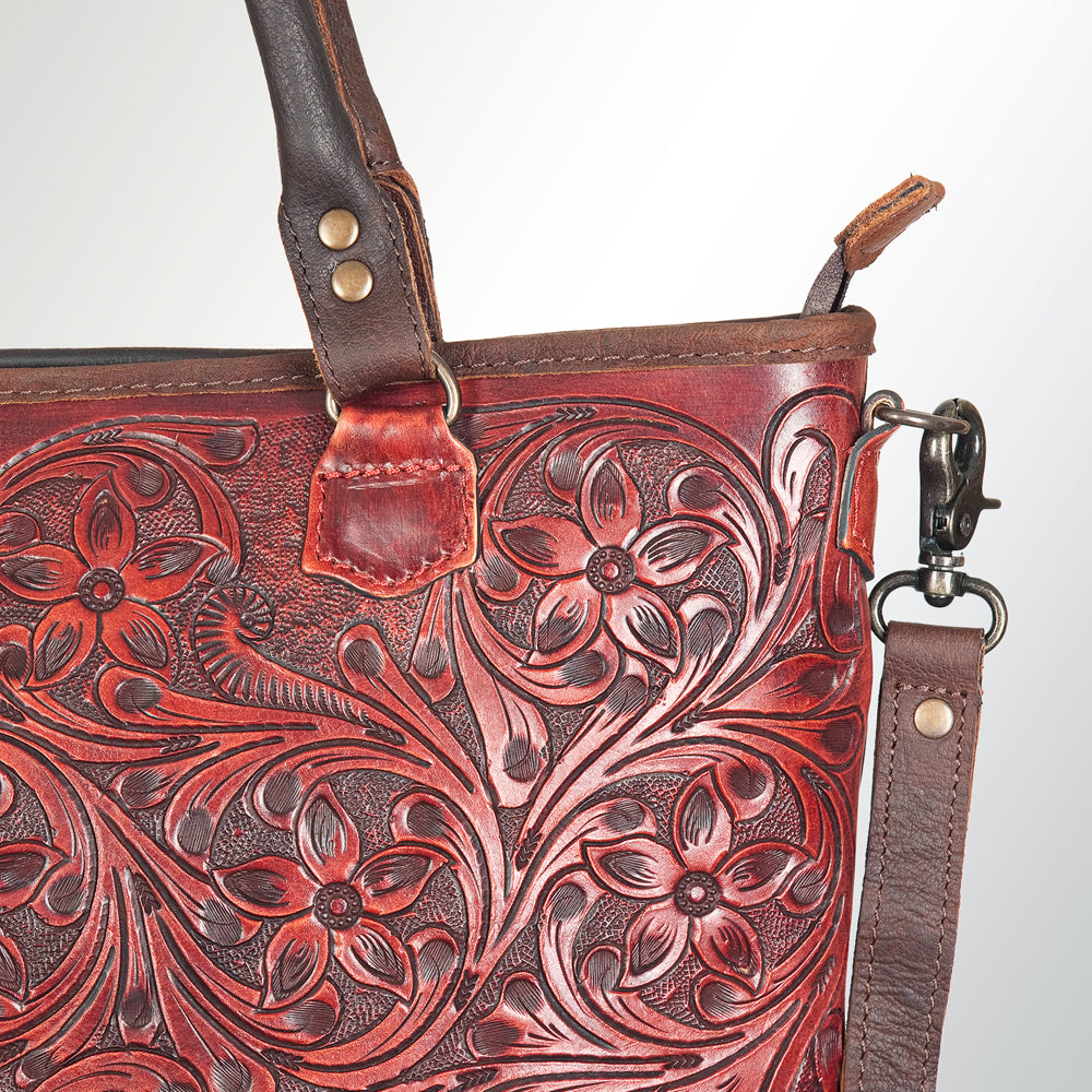 American Darling Tote Hand Tooled Genuine Leather Women Bag Western Handbag Purse