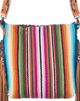 American Darling Large Crossbody Hand Tooled Saddle Blanket Genuine Leather Women Bag Western Handbag Purse