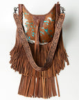 American Darling Hobo Hair On Genuine Leather Women Bag Western Handbag Purse