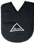 HILASON Western Horse Gel Pad, English Pad, Equestrian Pad Black 21x14 In
