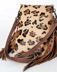 American Darling Cross Body Hair On Genuine Leather Women Bag Western Handbag Purse
