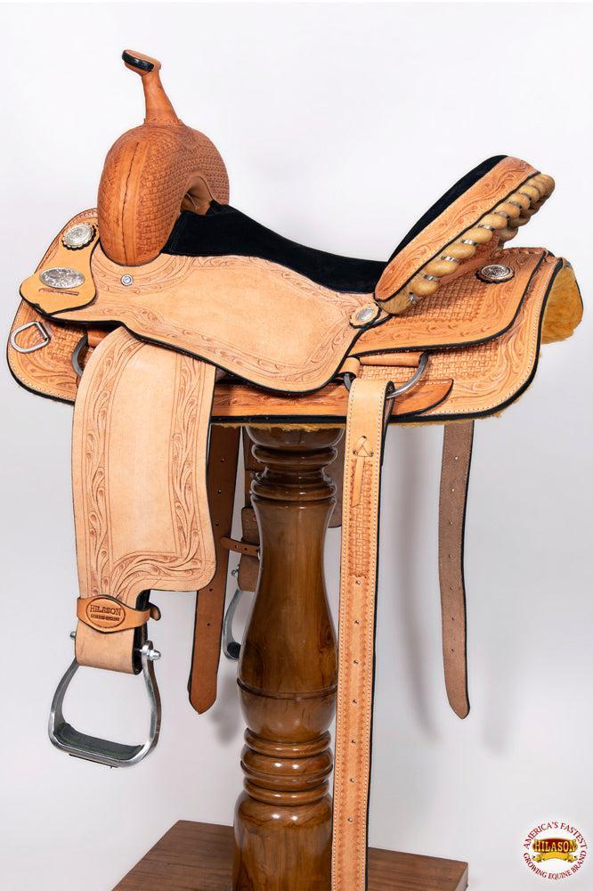 Western Horse Ranch &amp; roping Saddle American Leather Hilason