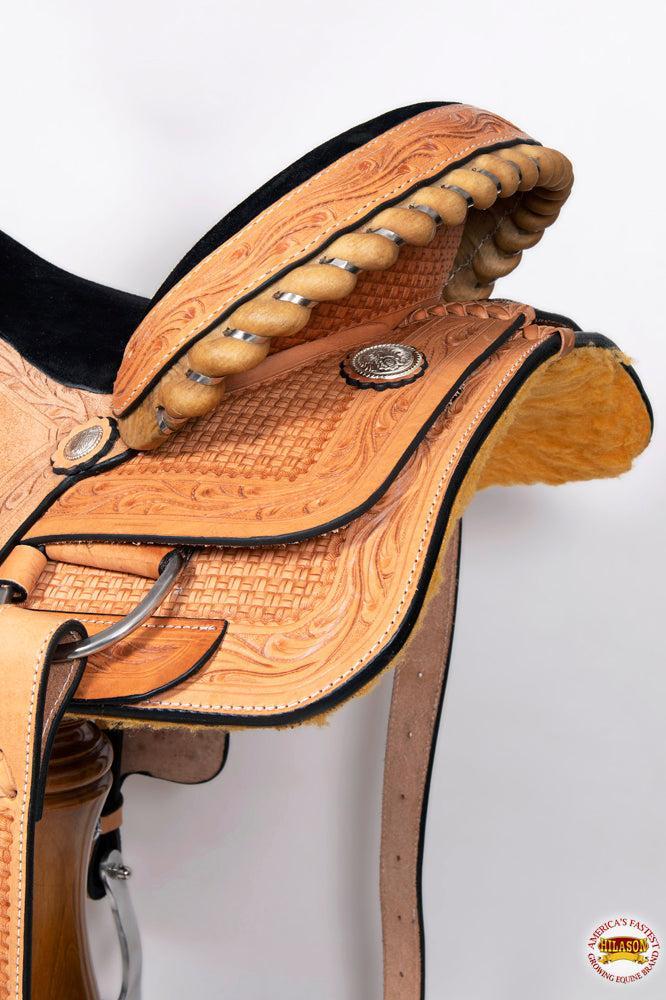 Western Horse Ranch &amp; roping Saddle American Leather Hilason