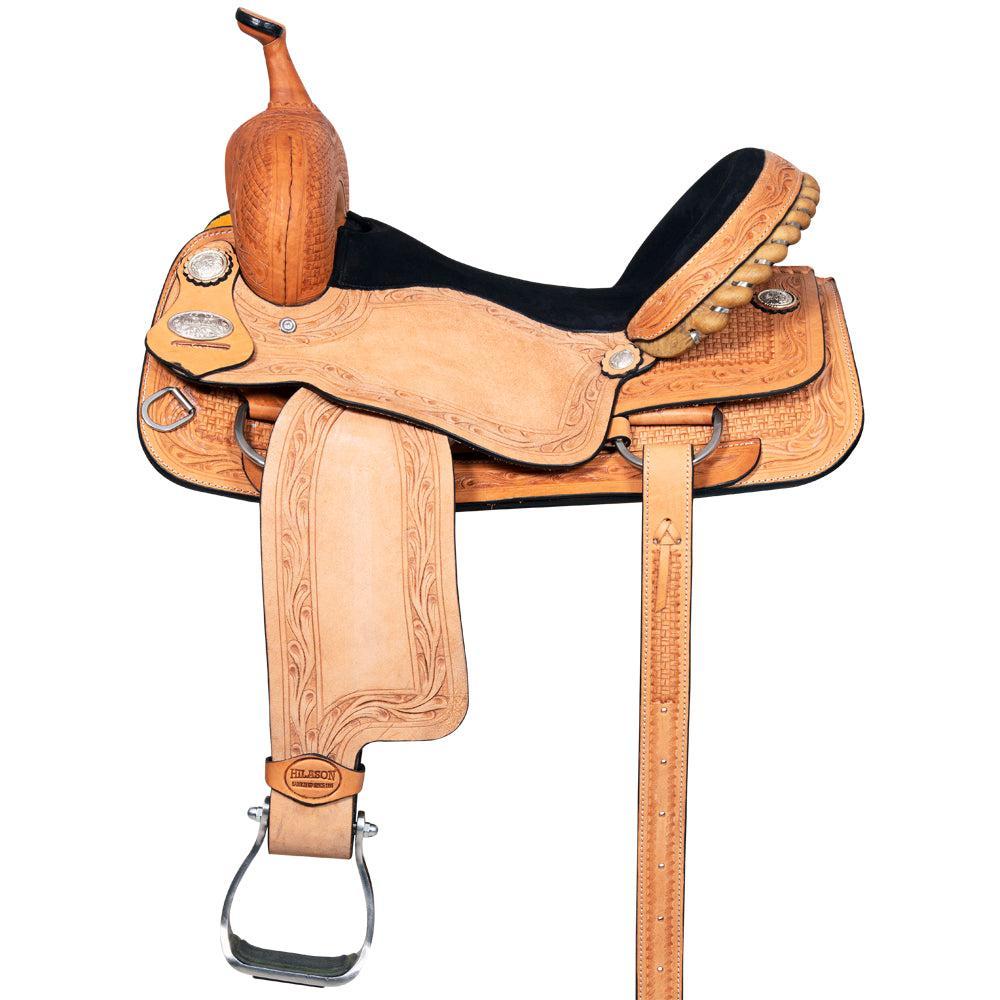 Western Horse Ranch &amp; roping Saddle American Leather Hilason