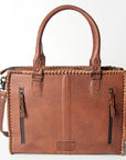 American Darling Briefcase Hair-On Genuine Leather Women Bag Western Handbag Purse