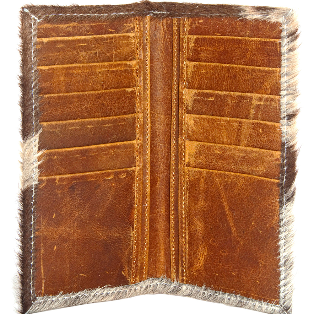 Hair On Genuine Leather Wallet For Women Western Style Purse