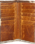 Hair On Genuine Leather Wallet For Women Western Style Purse
