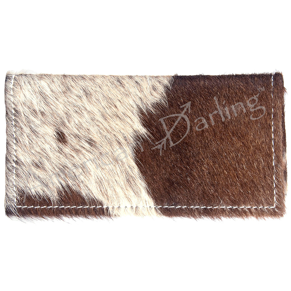 Hair On Genuine Leather Wallet For Women Western Style Purse