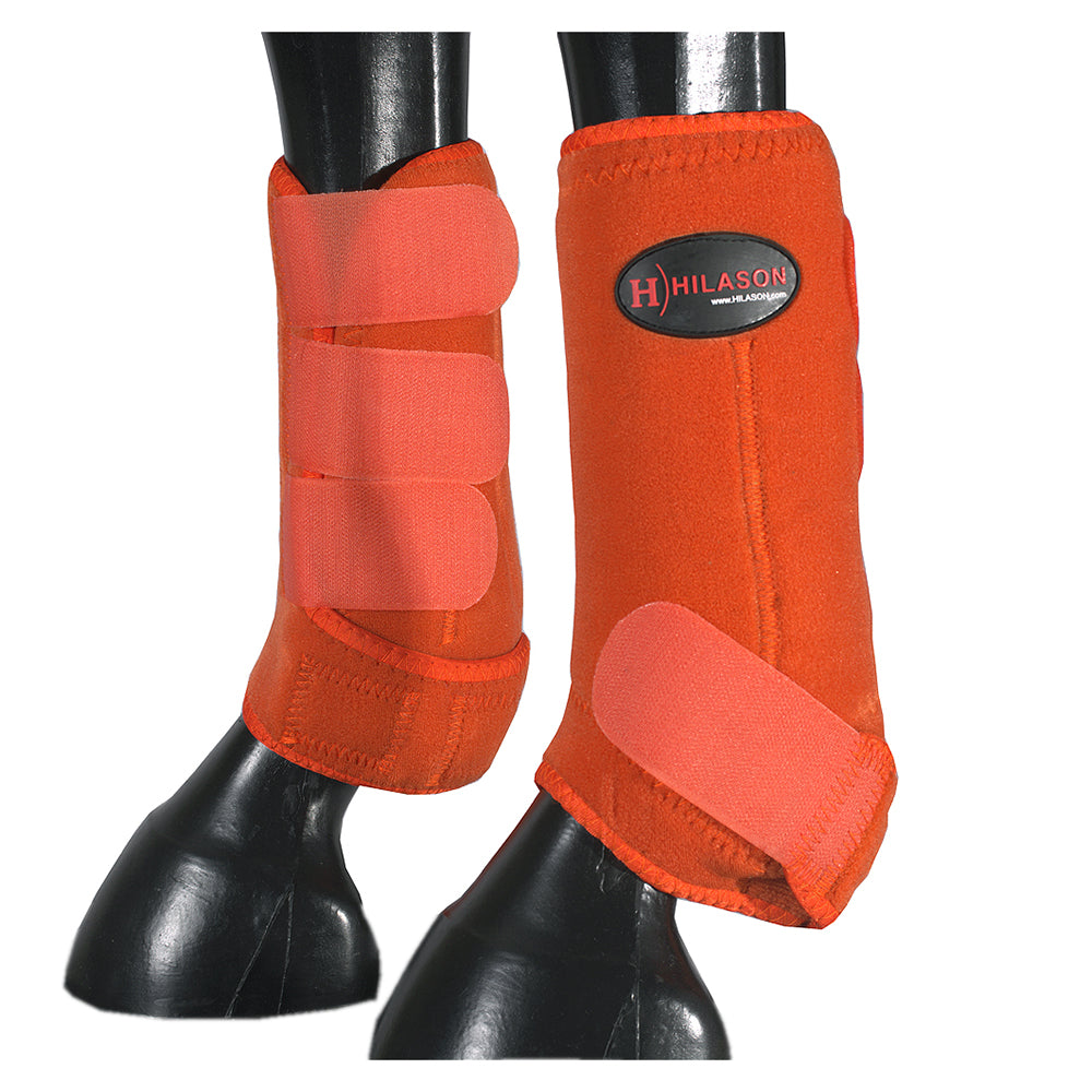 HILASON L M S Horse Rear Hind Leg Sport Boots Printed Hind Rear Leg Boots